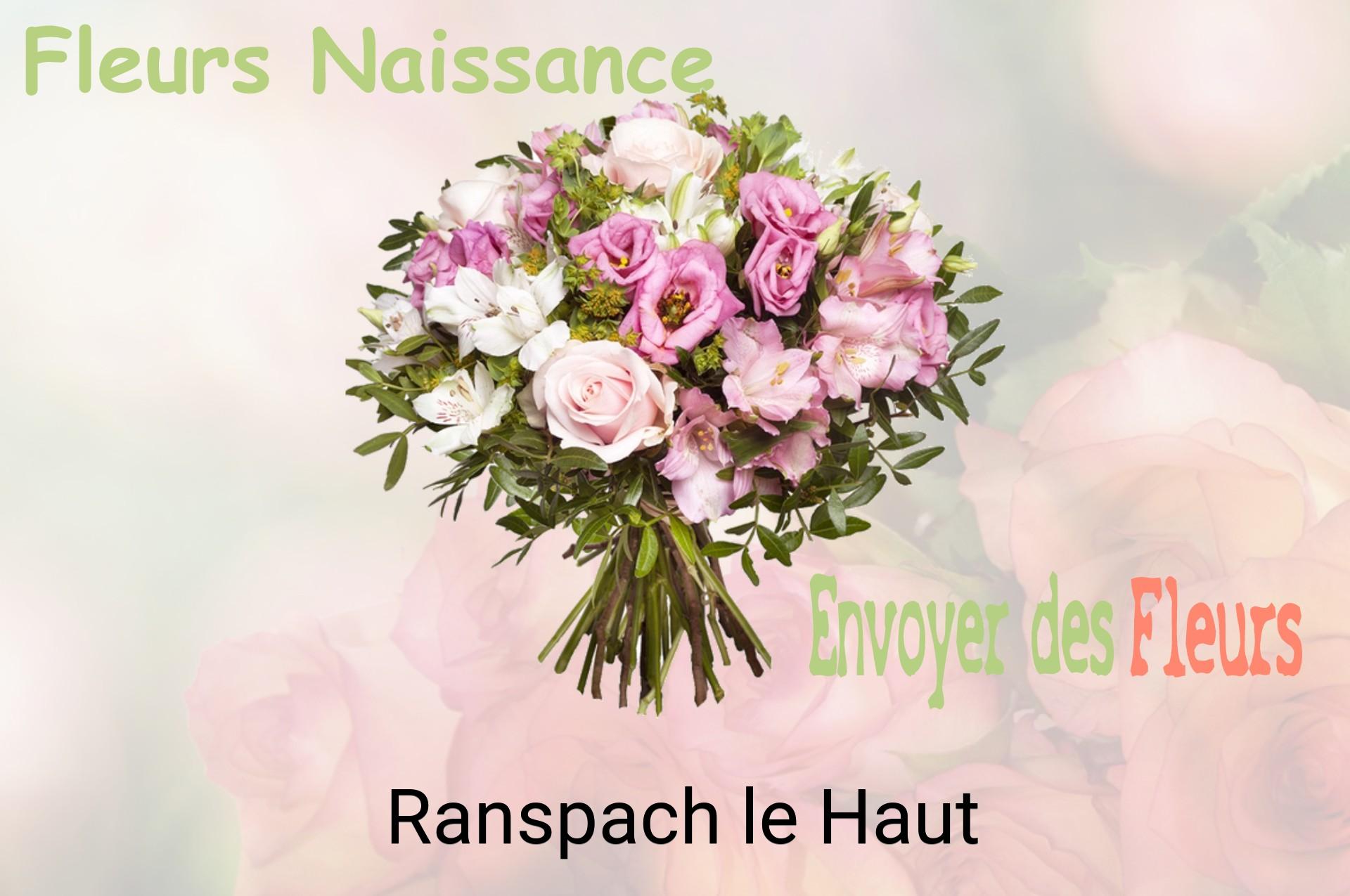 Bouquet de fleurs de naissance livré à Ranspach-le-Haut